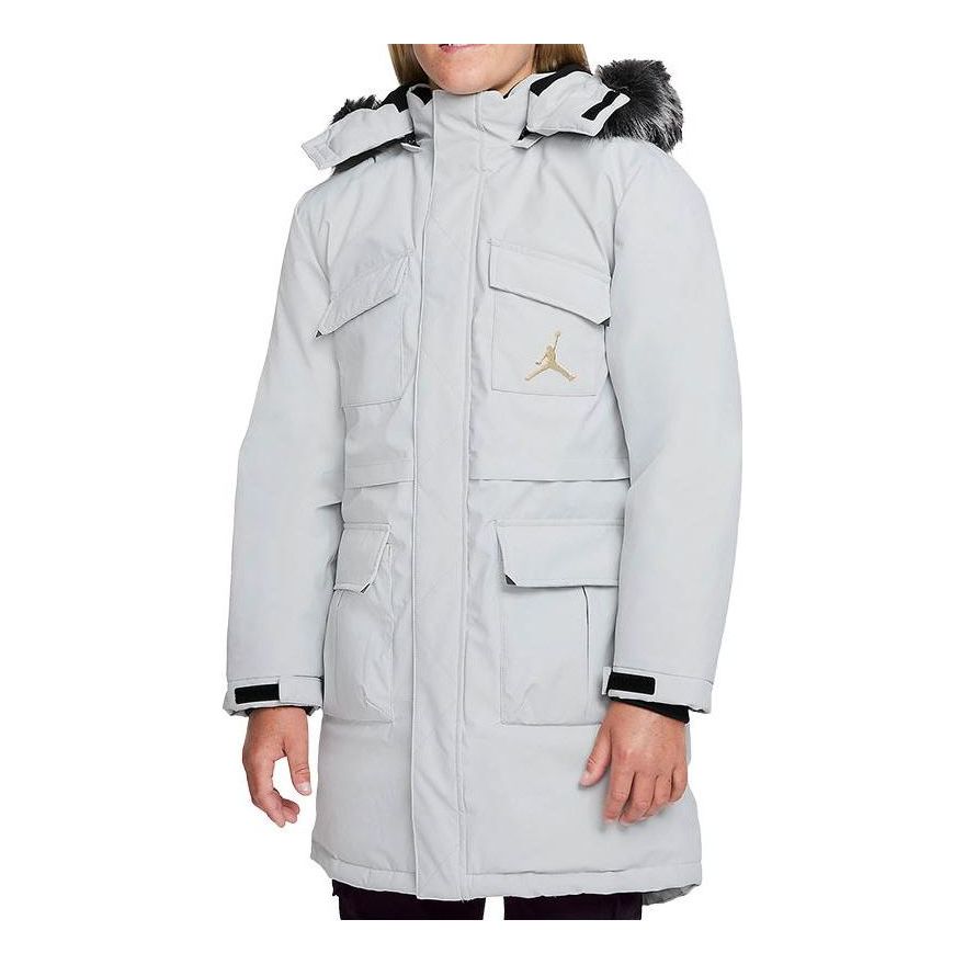 (PS) Air Jordan Hooded Down Coat 'White' DO3633-225