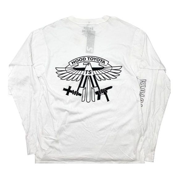 Travis Scott Cactus Jack Long Sleeve Hood Toyota T-Shirt 'White' TC-342