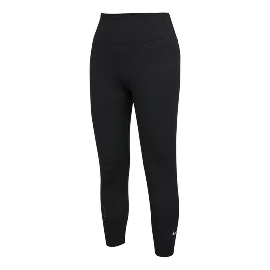 (WMNS) بنطال رياضي Nike One Luxe 7/8 Tight Pro Logo أسود DJ8518-010