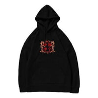 Li-Ning New York Fashion Week Embroidered Pullover Hoodie 'Black' AWDNB89-1