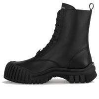 (WMNS) LOUIS VUITTON Ruby Flat Ranger Boots 'Black Plain' 1ABPS0