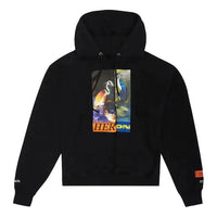 HERON PRESTON FW21 Split Herons Hoodie 'Black' HMBB021F21JER0011022