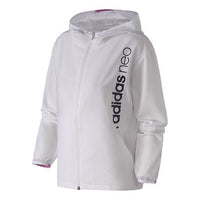 (WMNS) adidas neo Sports Jacket 'White Light Purple' CV6959