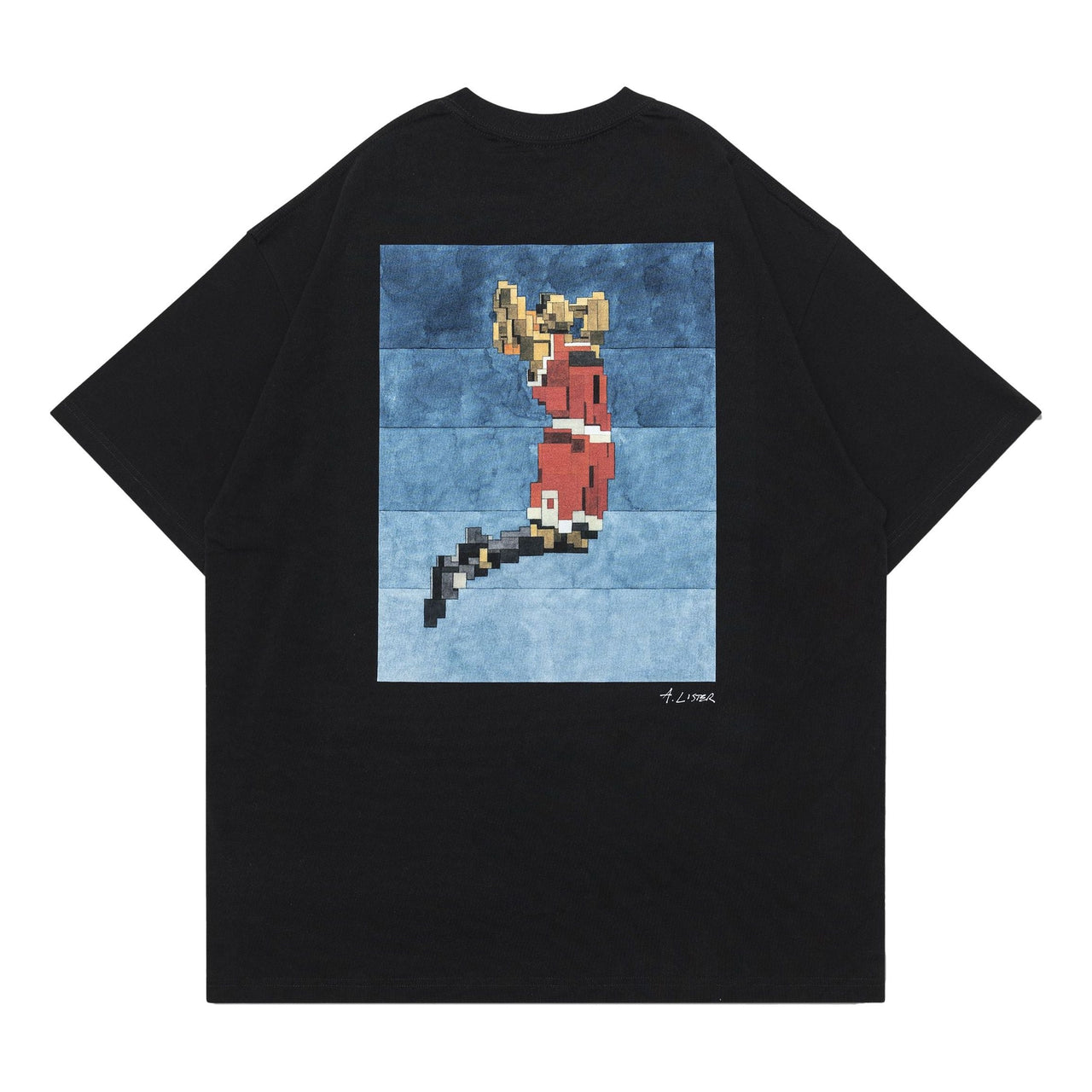 Grocery Rose Tee By Adam Lister GRO-ROSE-BLK