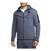 Nike F.C. Barcelona Tech Fleece Windrunner Jacket 'Grey Blue' DX8418-437