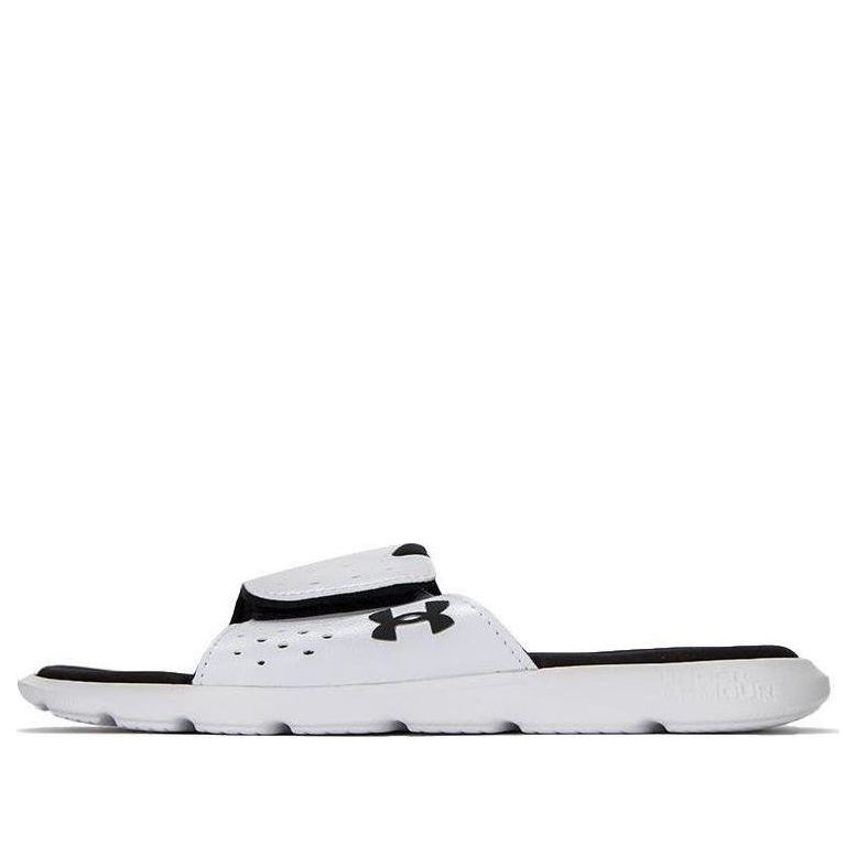 (WMNS) Under Armour Ignite Pro Slide 'White Black' 3026027-101