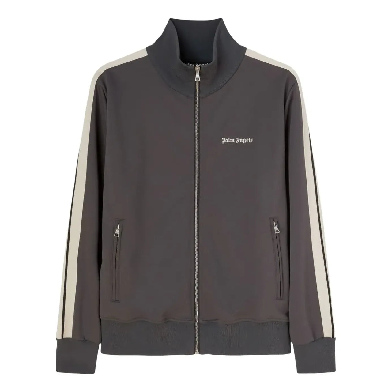 (WMNS) Palm Angels Fw23 Classic Track Jacket 'Grey' PMBD058F23FAB0010701