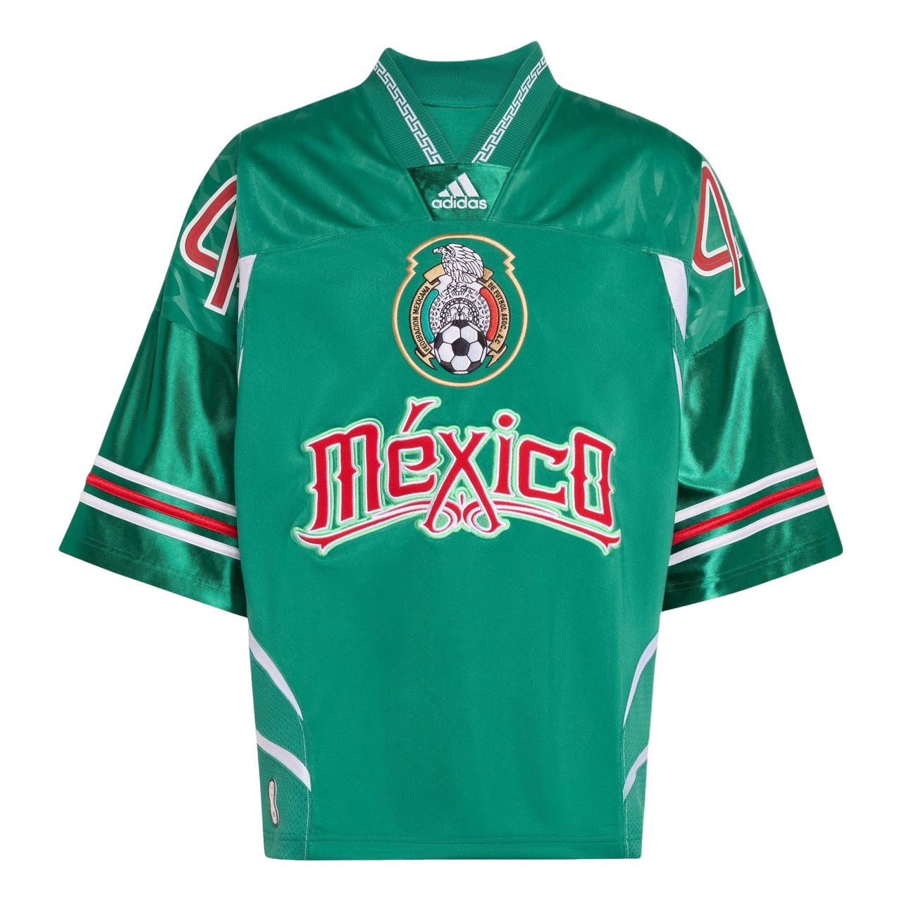 adidas Bringbacks Remixed Mexico Jersey Asia Sizing 'Bold Green' KD5986