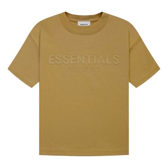تيشيرت Fear of God Essentials للأطفال خريف وشتاء 2021 - كهرماني - FOG-FW21-058