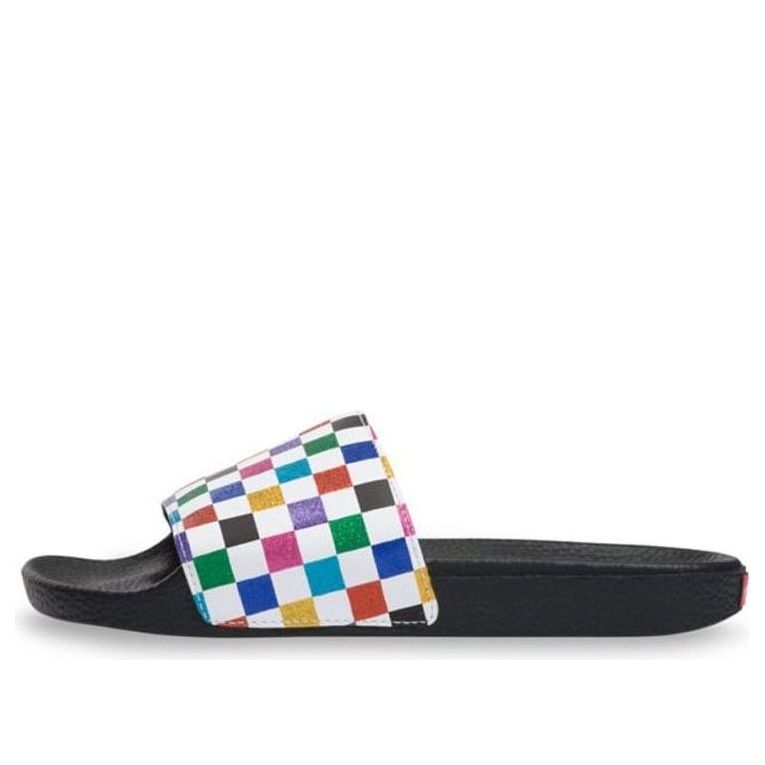 Vans Glitter Rainbow Slide-On Slipper Black VN0004LGXXW