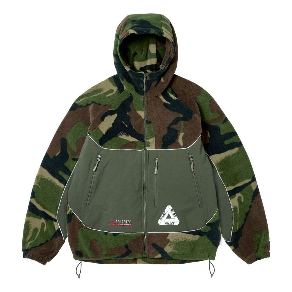 Palace Polartec 3M Hooded Jacket 'Woodland Camo' P25JK069