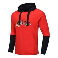 Li-Ning x Disney Crossover Casual Loose Hoodie 'Red Black' AWDQ133-2