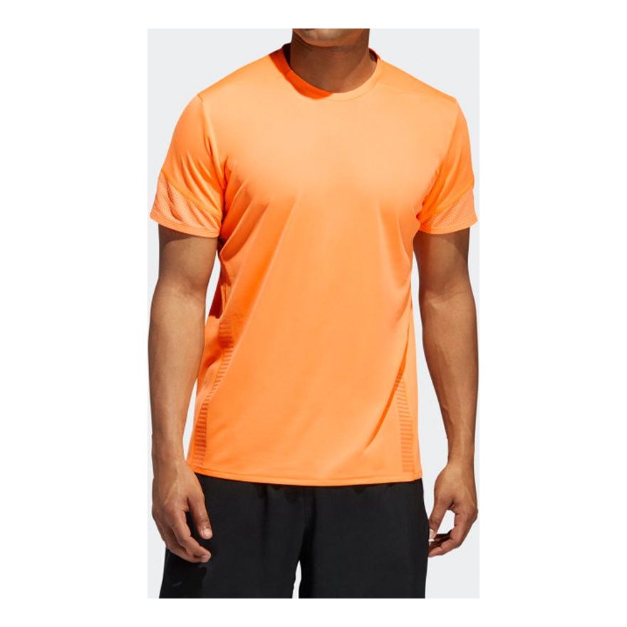Men's adidas 25/7 Tee Runr Running Short Sleeve Orange EI6324