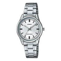 CASIO Waterproof Stainless Steel Strap Quartz Silver Analog LTP-V005D-7A