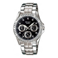 CASIO Edifice Series 50m Waterproof Date Display Quartz Watch Stainless Steel Strap Silver Analog SHN-3013D-1A