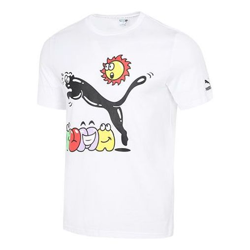 PUMA Summer Streetwear T-Shirt 'White' 532612-02
