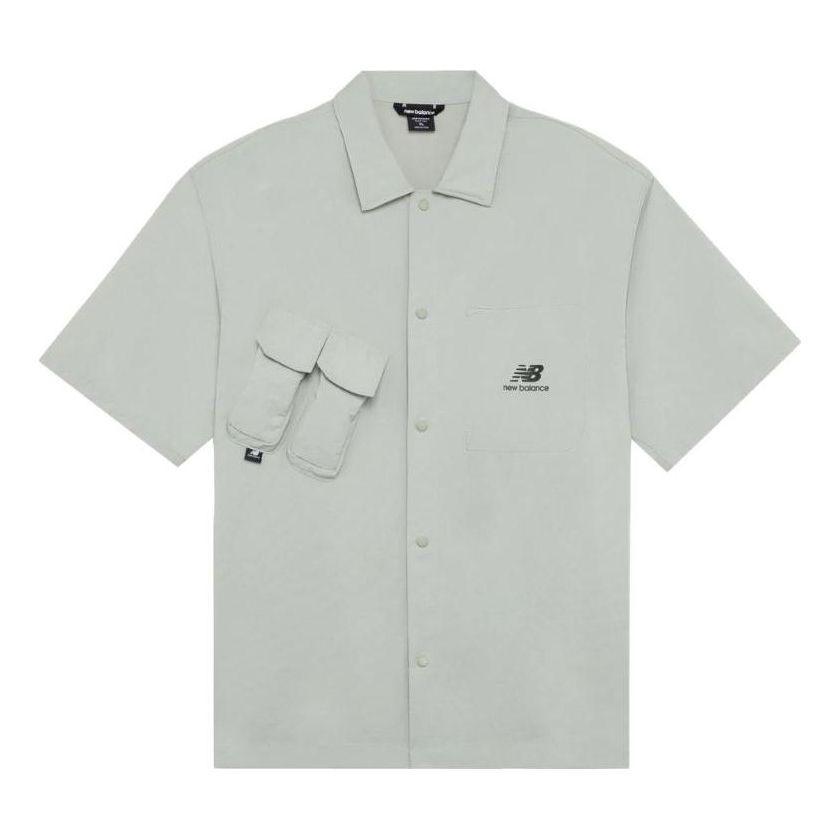 New Balance Classic Trend Short Sleeve Shirt 'Grey' AMJ22360
