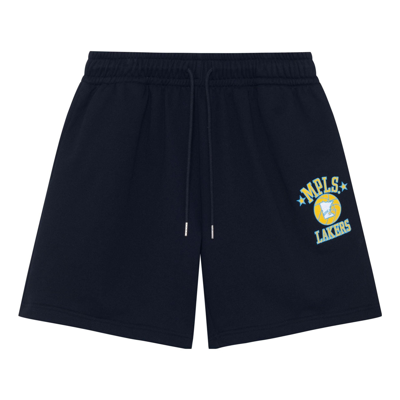 Mitchell & Ness x NBA Los Angeles Lakers Small Logo Shorts 'Black' MNJYSSS23112-BLACK