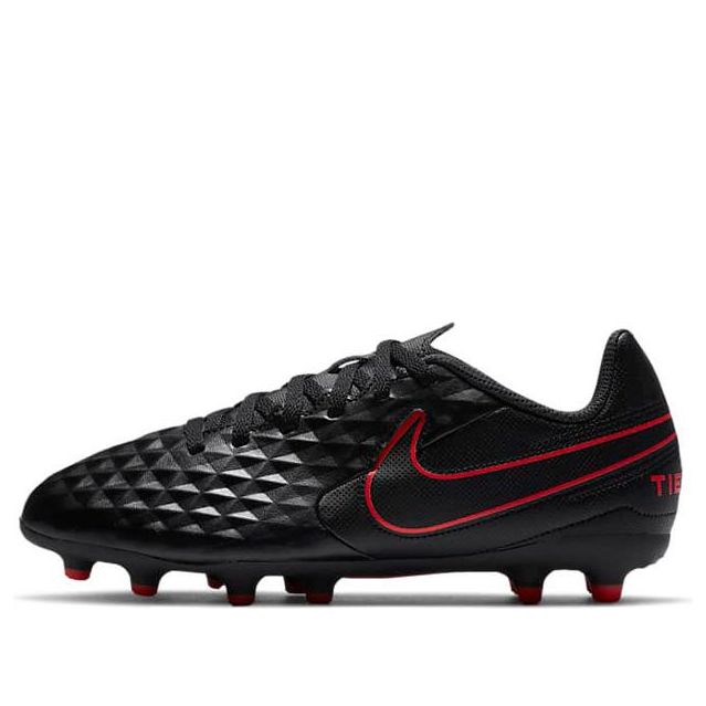 (GS) Nike Jr Tiempo Legend 8 Club MG 'Black Red' AT5881-060