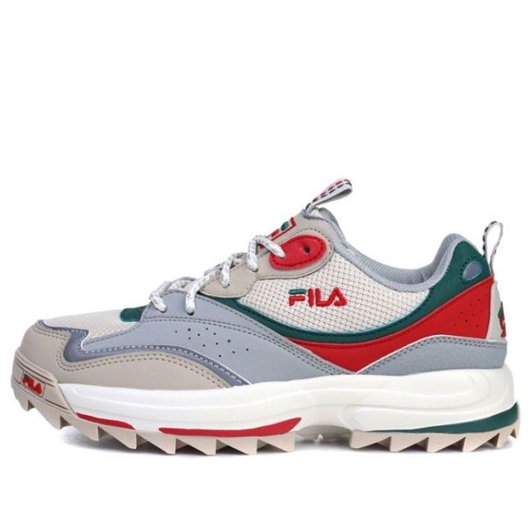 (WMNS) FILA Casual Style Collaboration Low-Top Sneakers Brown/Red/Green 1RM01136_236