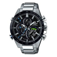 CASIO EDIFICE Quartz Waterproof Solar Powered Stainless Steel Strap Mens Black Analog EQB-501XYDB-1AMPR