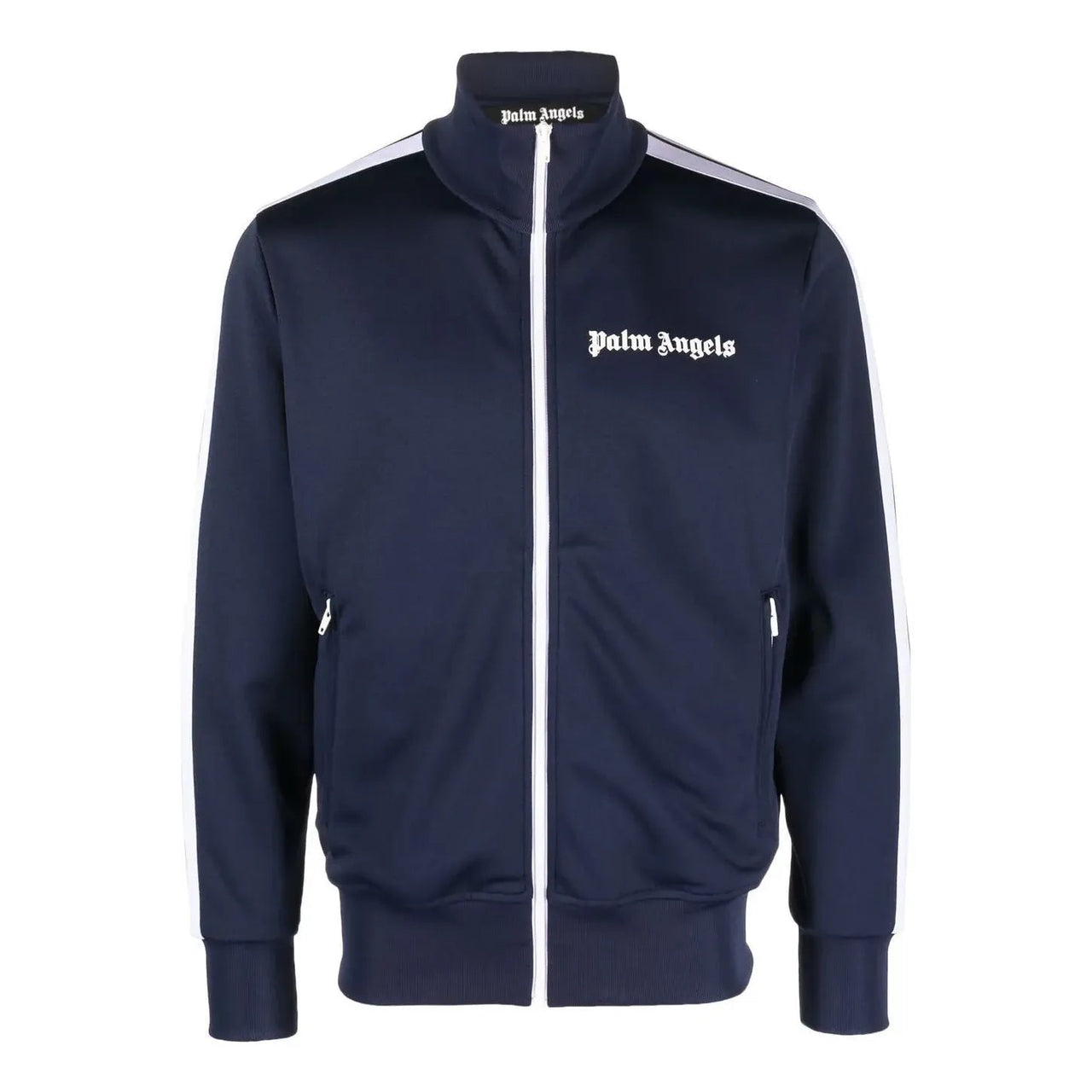 Palm Angels SS22 Classic Track Jacket 'Navy Blue White' PMBD001C99FAB0014601