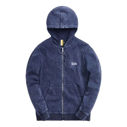 KITH Williams III Hoody Jacket 'Washed Navy' KH2706-401