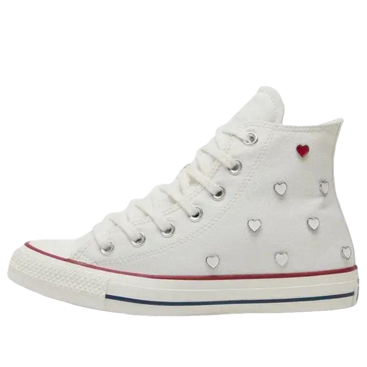 (WMNS) Converse Chuck Taylor All Star Hearts 'Vintage White Egret' A19055C