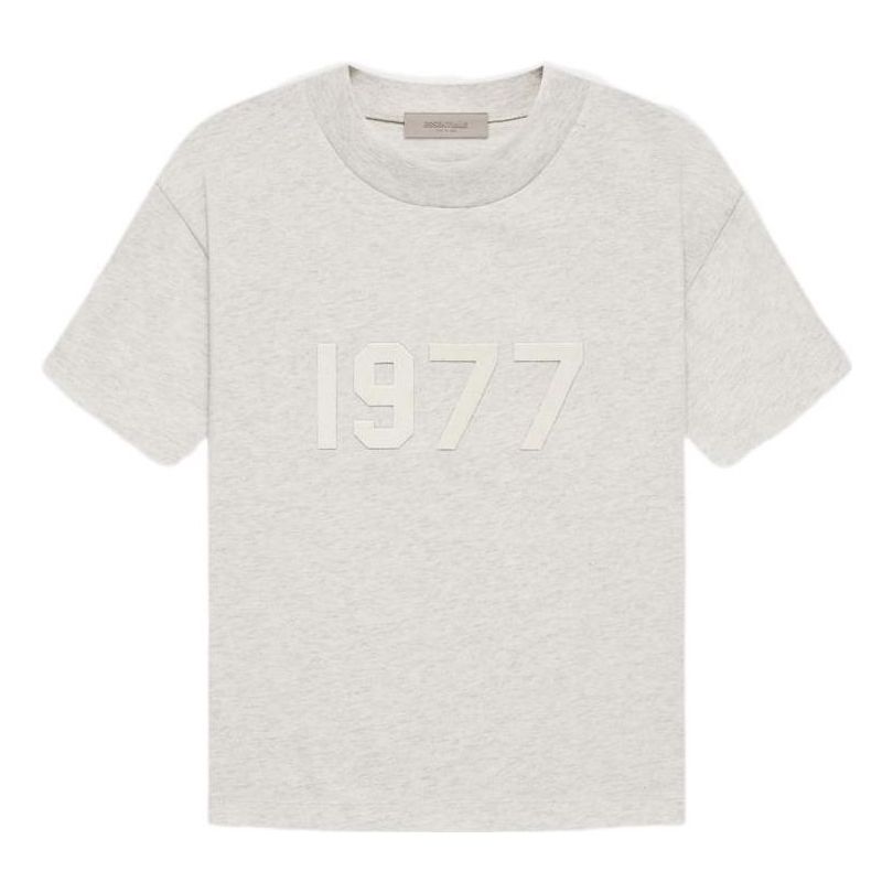 Fear of God Essentials SS22 T-Shirt 1977 'Light Oatmeal' FOG-SS22-043