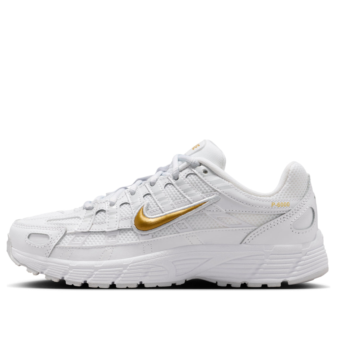 (GS) Nike P-6000 'White Metallic Gold' HV5064-102