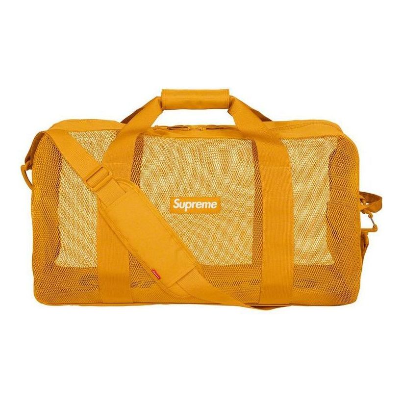 Supreme Big Duffle Bag 'Yellow White' SUP-SS20-084