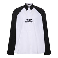 Balenciaga 3B Raglan Shirt 'Black ' 738841TNM601000