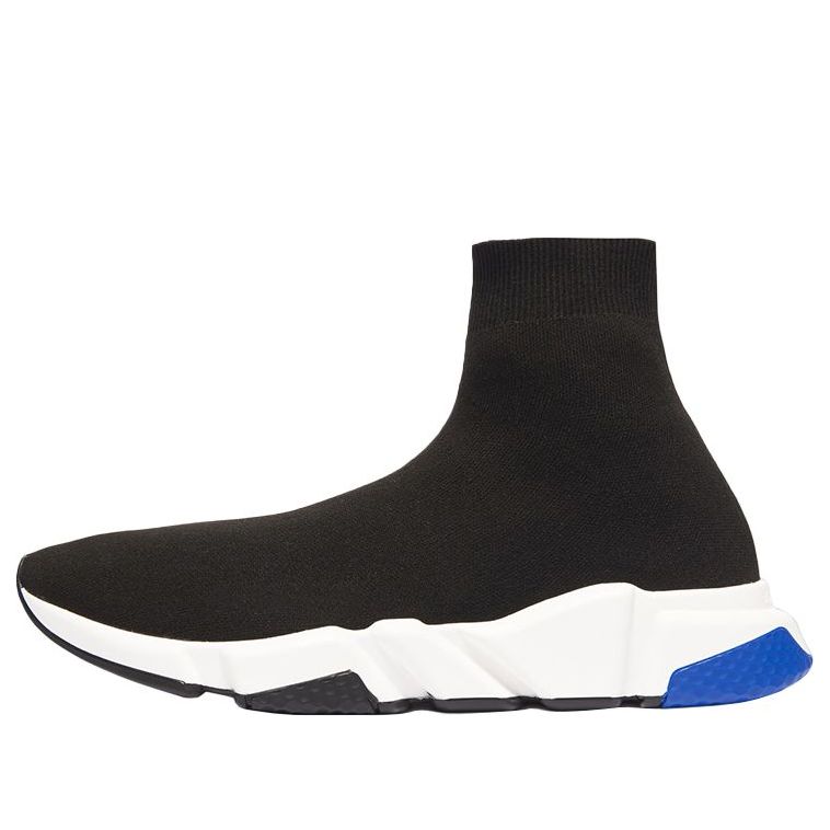Balenciaga Speed Knit Trainer 'Black Blue' 587286W17031071