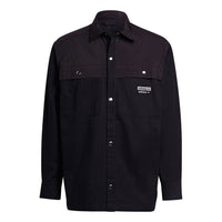 adidas originals Fashion Shirt Leisure Sports Long Sleeve Men's Black H59874