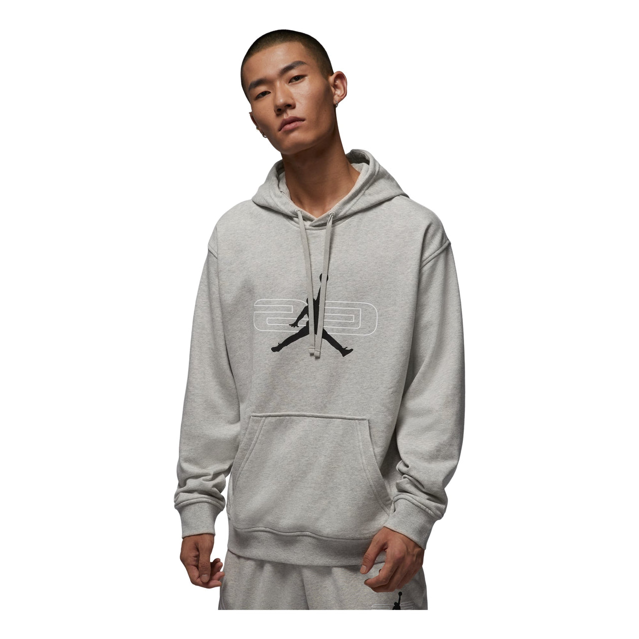 Air Jordan Sport Crossover Fleece Pullover Hoodie 'Grey' HQ8695-084