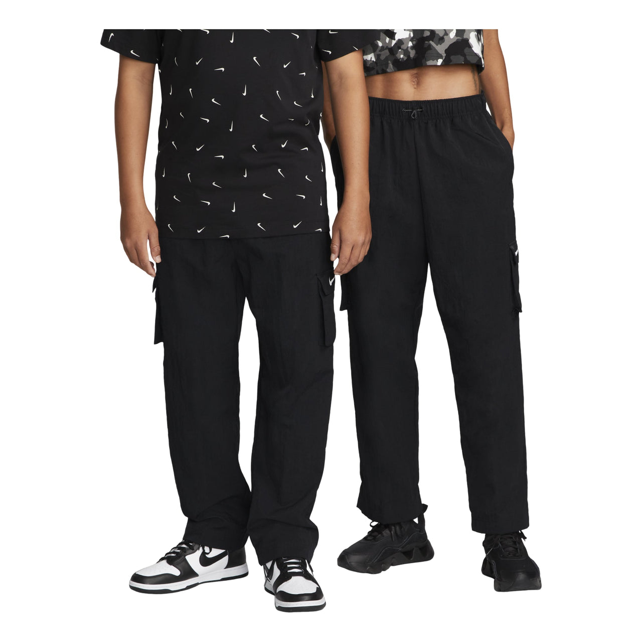 (WMNS) Nike Sportswear Essential Cargo Pants 'Black' DO7210-010