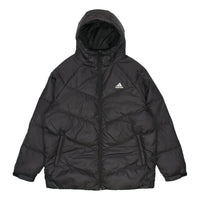 adidas Cb Down Jkt Casual Stay Warm Sports hooded down Jacket Black H20783