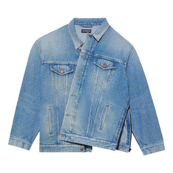Balenciaga Corporate Jacket Large Fit 'Medium Vintage Indigo' 657602TDW154307