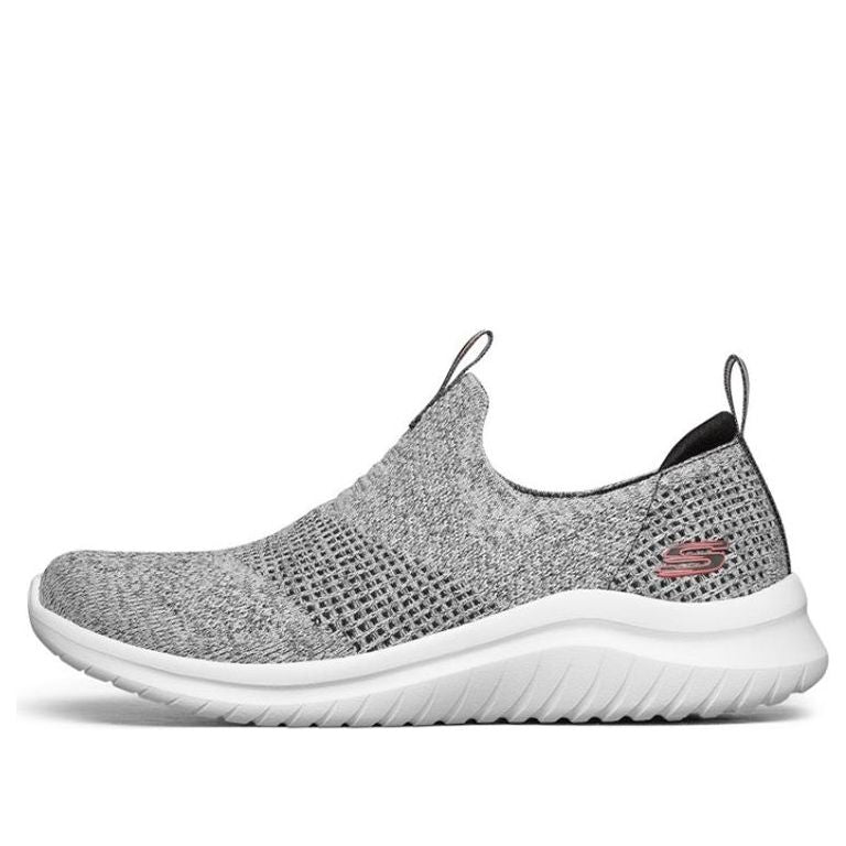 (WMNS) Skechers Ultra Flex 2.0 Running Shoes Gray/White/Black 149181-WBK