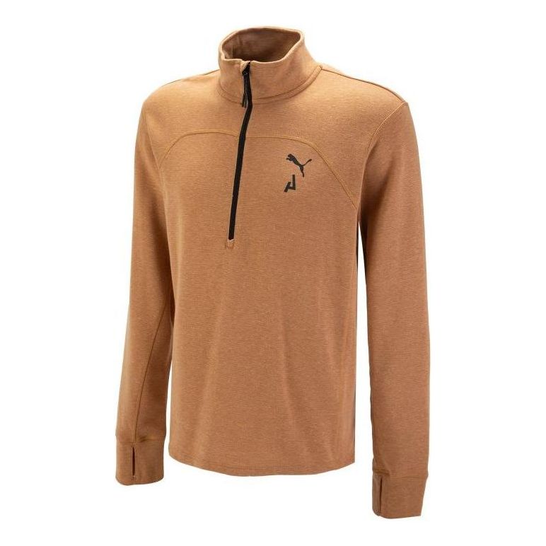 PUMA Seasons Half Zip Pullover 'Brown' 522568-74