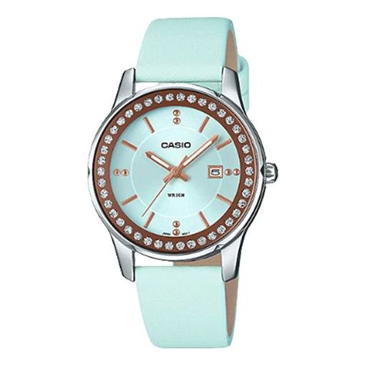 CASIO STANDARD Quartzes Ladies LTP-1358L-2A Black Waterproof Green Analog LTP-1358L-2A2021