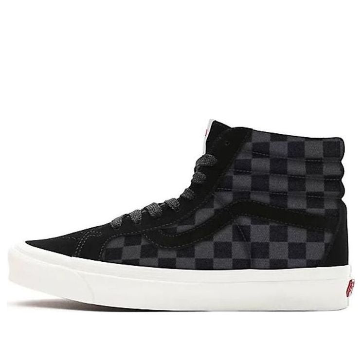 Vans Customs Checkerboard Sk8-hi Black/Gray VN0A3CST044