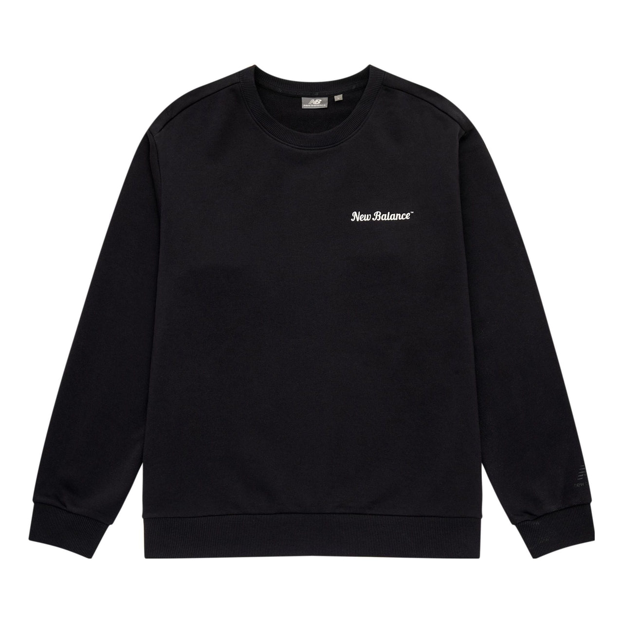New Balance Sport Sweatshirt Asia Sizing 'Black White' 5CD38141-BK