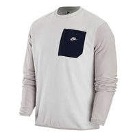 Nike logo pocket sweatshirt 'Beige' FD2376-025