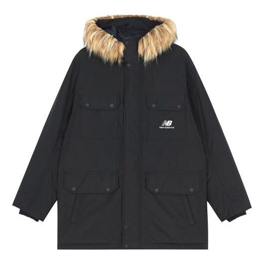 New Balance Classic Down Jacket Asia Sizing 'Blue Brown' AMJ13329-BK