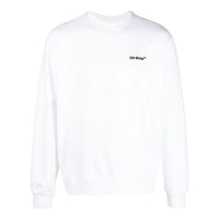 Men's Off-White SS22 Solid Color Round Neck Long Sleeves Version White OMBA057C99FLE0100110