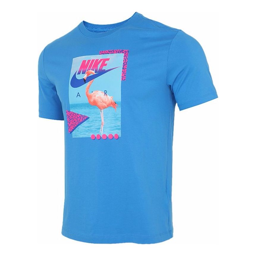 Nike AS Men's Nike Sportswear Tee BEACH FLAMINGO LT PHOTO Blue DD1283-435