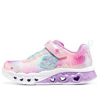 (GS) Skechers Flutter Heart Lights 'Pink Multi' 302315L-PKMT