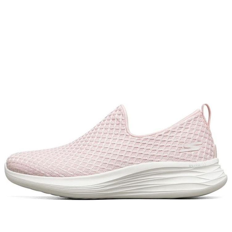 (WMNS) Skechers You Wave Running Shoes Pink/White 132000-LTPK