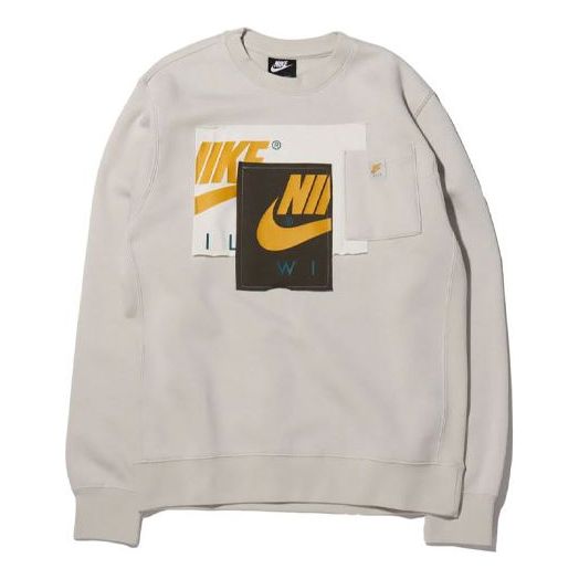 Nike Round Neck Pullover Sports Long Sleeves Light DC6732-072